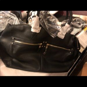 Vegan leather sole society tote